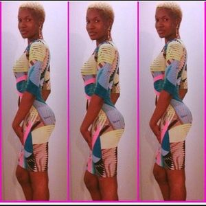 Uniquely patterned dress