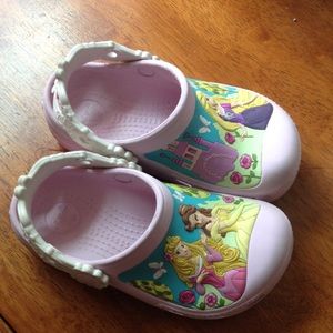 Girls Princess Crocs size 10/11