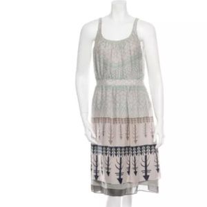 Vena Cava Silk Geometric Print Dress Size 8