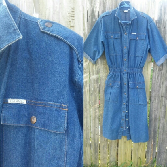 Vintage Denim Jean Dress