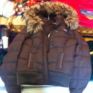 Hollister fur jacket