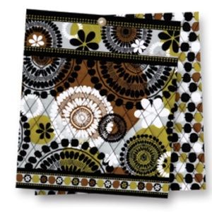 Vera Bradley "Cocoa Moss" Zip ID Case