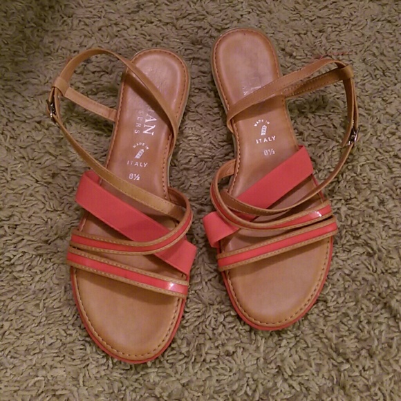 Italian leather sandals!