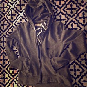 Gray long sleeve sweater