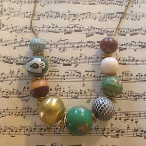 Closet closing sale ! wooden bead necklace