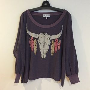 Wildfox Purple Long Sleeve