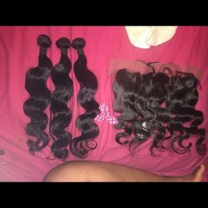 100% Virgin Unprocessed Bundle Hair and Wigs