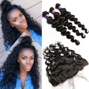 100% Virgin Unprocessed Bundle Hair and Wigs
