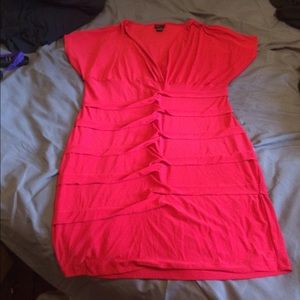 Rouched bandage mini dress