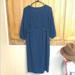 NWOT Teal Maternity Dress