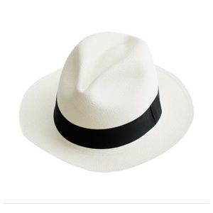 J Crew classic Panama hat.