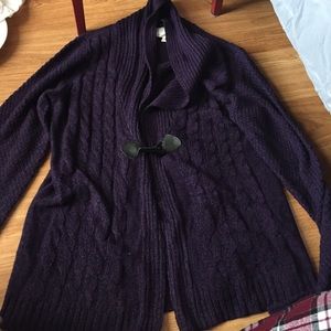 Purple sweater