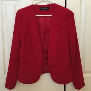 Hot red blazer