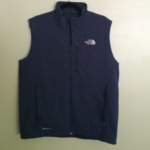 Mens North Face vest- Large Navy
