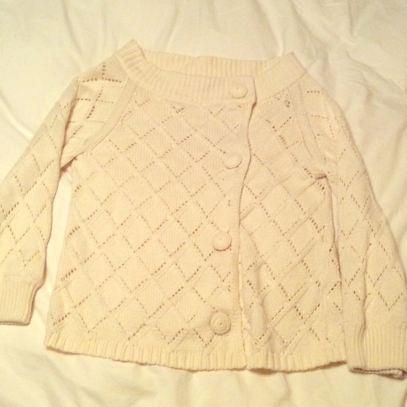 Banana Republic off-centered button down cardigan