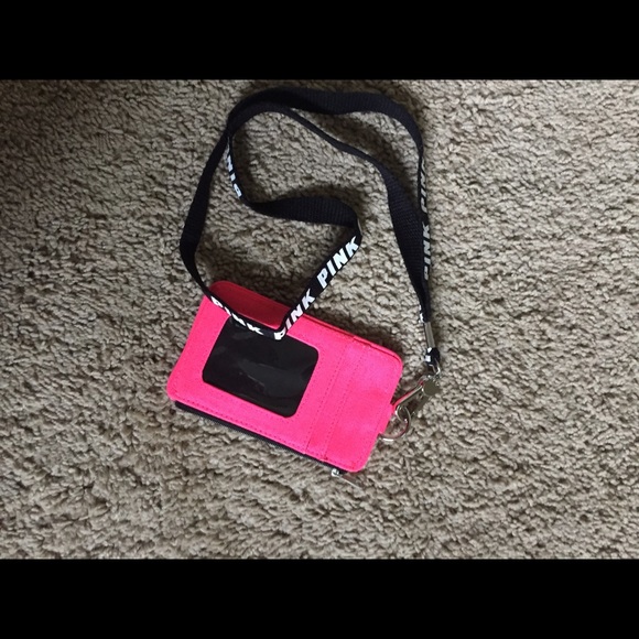 Pink lanyard