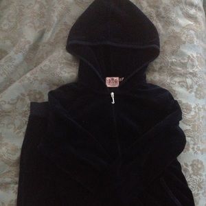 Juicy Couture navy velour track suit