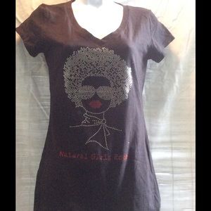 Rhinestone (bling) women's t-shirts.