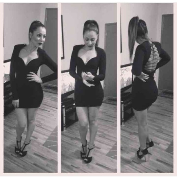 Nasty gal black dress