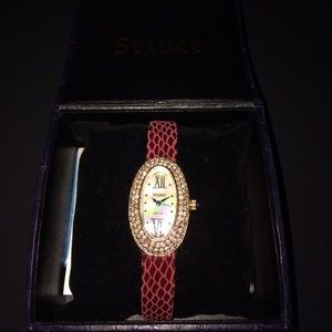 Stauer Pink Wristwatch