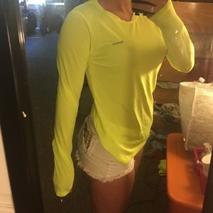 Neon reebok long sleeve