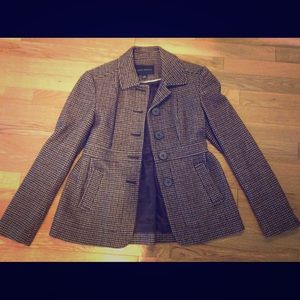 Plaid Banana Republic coat