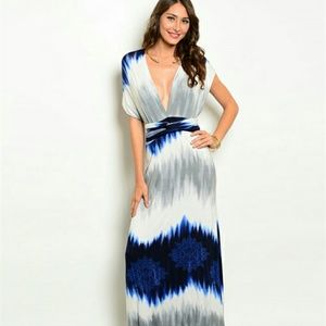 NWT Convertible TieDye Maxi Dress