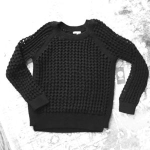 Vince cable sweater!!! Black great for fall