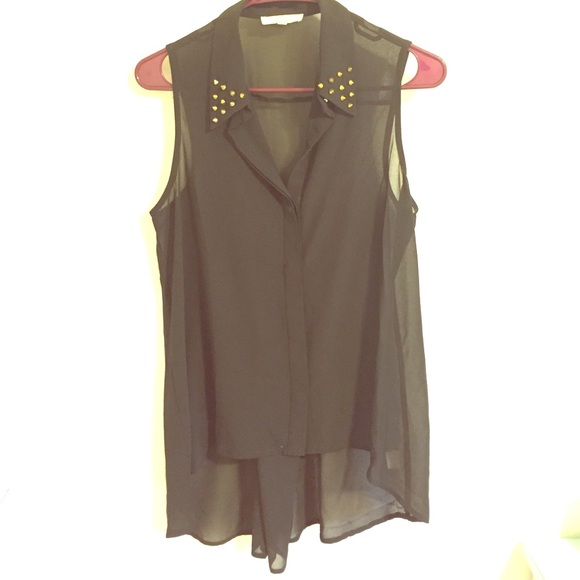 High-Low Studded Tank