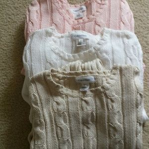 New Calvin Klein sweaters