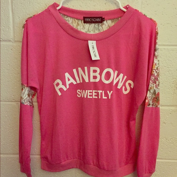 NWT Cute Pink Sweater