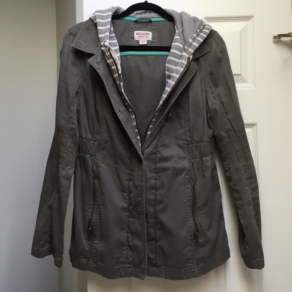 Green/Grey Cargo Jacket