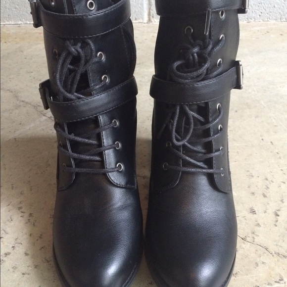 Forever 21 Cut Out Combat Boots