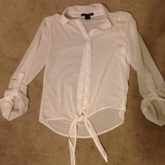 White work tie top