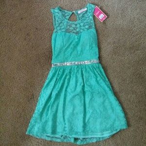 Turquoise dress