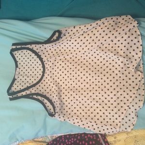 Nordstroms  polka dot tank