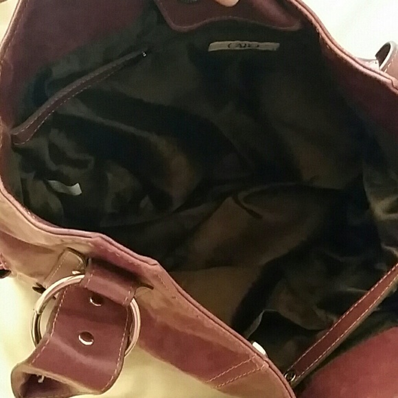 Deep purple handbag - Picture 2 of 4