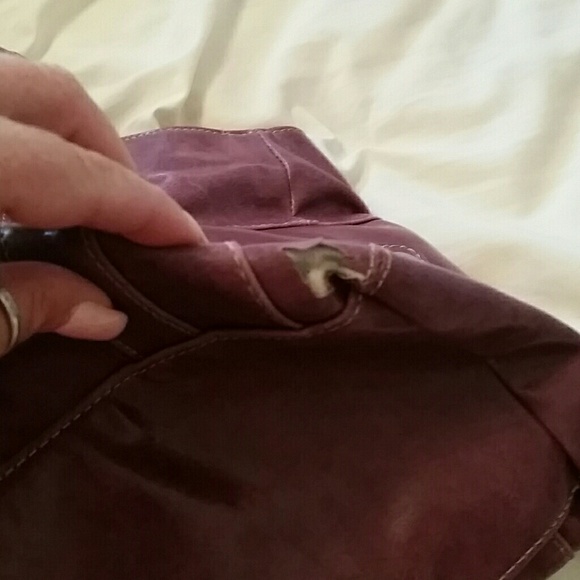 Deep purple handbag - Picture 4 of 4