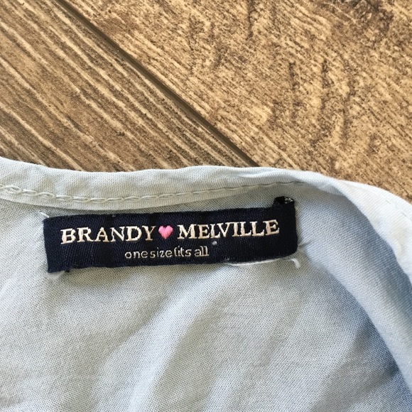 Blue Brandy Melville Top - Picture 3 of 4