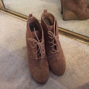Chestnut Brown Steve Madden Booties