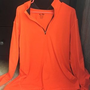 Men's orange XL champion exercise shirt