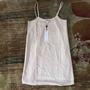Off white silky dress