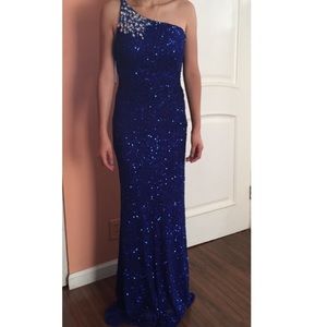 Blue Sparkly Dress