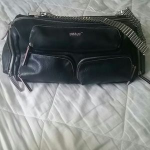 Matt & Nat black leather purse