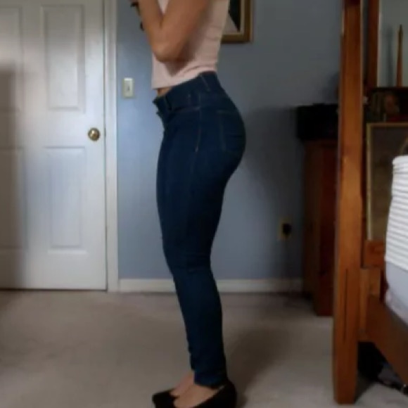 dark blue skinny jeans - Picture 3 of 4