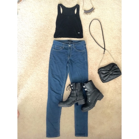 dark blue skinny jeans - Picture 4 of 4