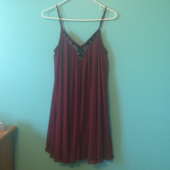 Maroon Express dress