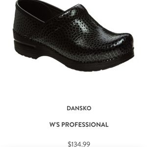 Mosaic black dansko shoes