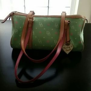 Dooney & Burke Canvas Mini Purse w/ Hearts