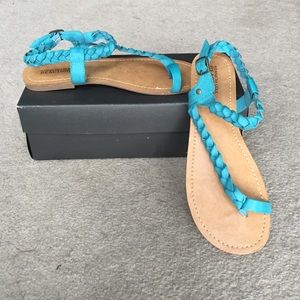 Kenneth Cole Reaction Turquoise Sandals